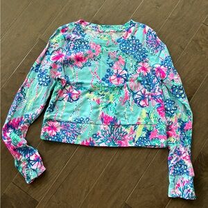 Lilly Pulitzer Luxletic cropped top S